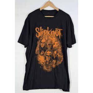 Slipknot Shirt Size XL We Are Not Your Kind Orange Graphic S Logo Short Sleeve